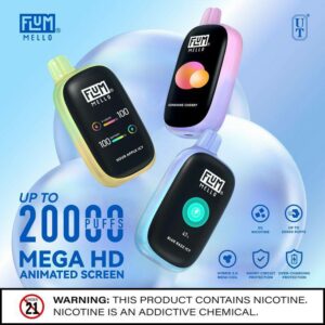 FLUM MELLO DISPOSABLE VAPE - 20,000 Puffs